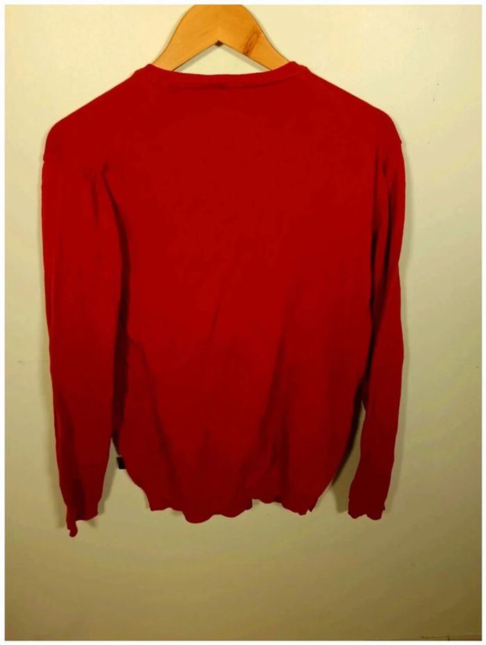 C14 pull rouge Hugo boss L - photo numéro 2