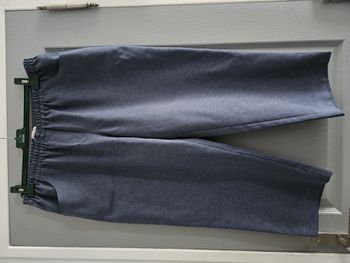 Pantalon large et fluide femme - Bleu - Taille 48 - Charmance