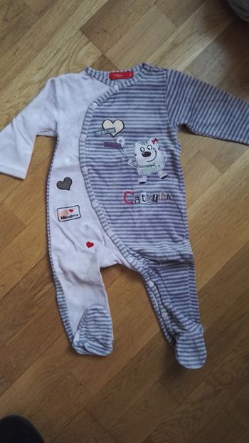 Pyjama violet 12mois