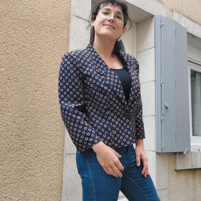 Magnifique blazer Vintage taille L - photo numéro 3