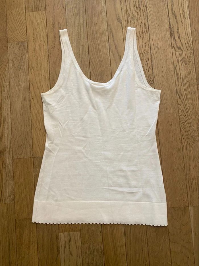 Débardeur blanc Chloé taille 36 (ok taille 38 cintré) - photo numéro 5