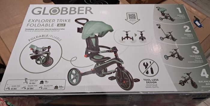 Tricycle pliable 4 en 1 explorer Globber