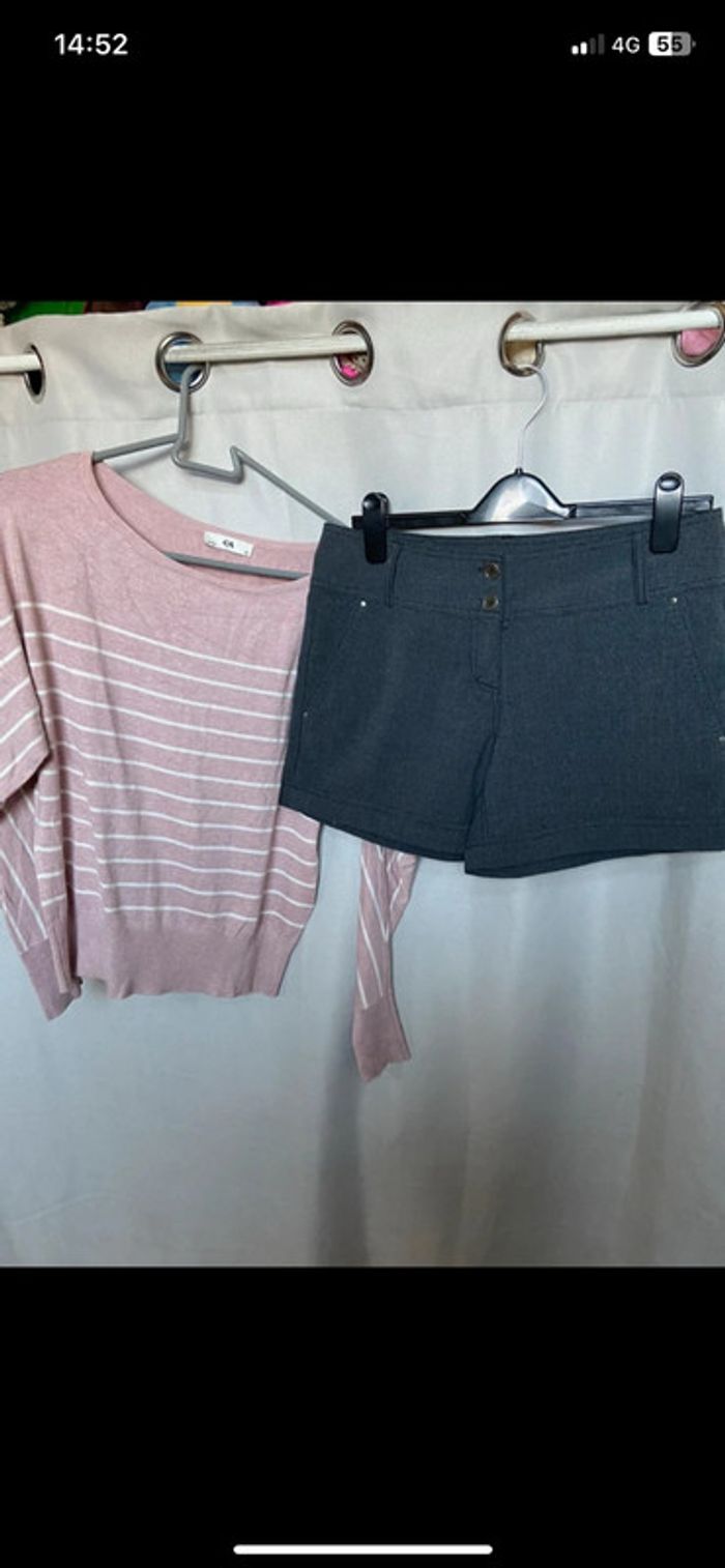 Ensemble short pull - photo numéro 2