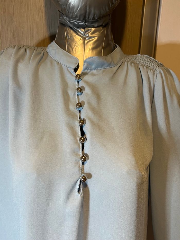 Chemise femme bleu ciel M - photo numéro 2