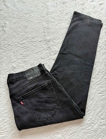 Jean Levi’s 559 homme XL/46 L30 coupe regular straight droit gris anthracite noir 00s y2k vintage