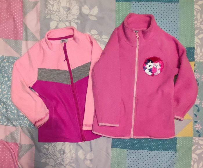 Lot vestes polaires fille