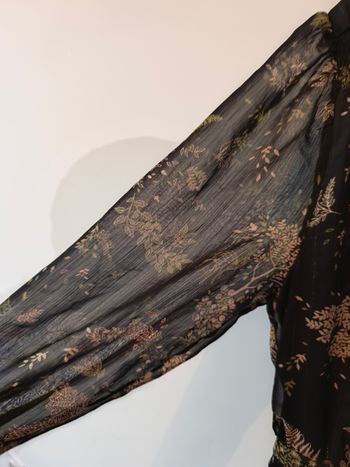 ROBE CACHE CACHE NOIRE ET VERTE