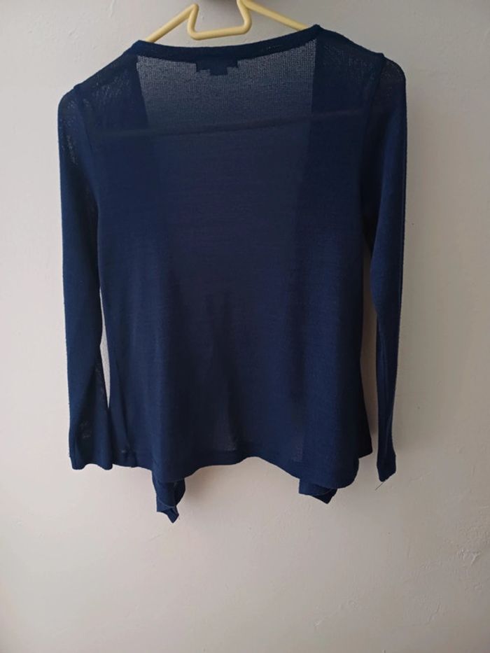 Gilet bleu marine 12 ans - photo numéro 3