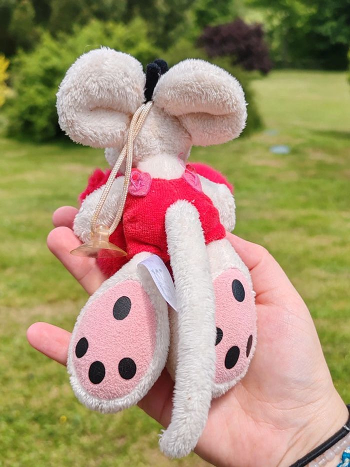 Peluche a accrocher Diddl - coeur rouge - photo numéro 4