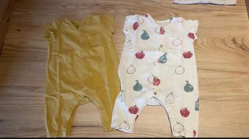 Lot 2 combinaisons H&M 0 mois