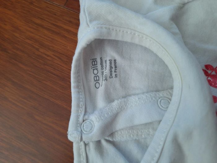 Tee-shirt manches longues 3mois - photo numéro 3