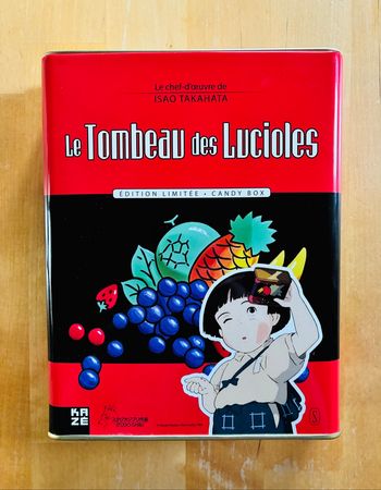 Coffret métal combo Blu-ray DVD Le Tombeau des Lucioles édition collector candy box.