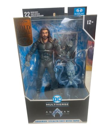 Figurine Dc Comics Multiverse Aquaman with Topo 18 cm McFarlane Toys neuf