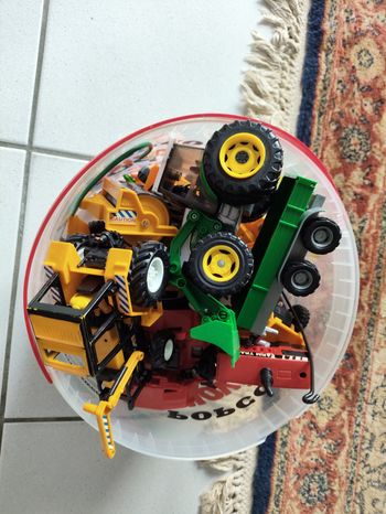 Lot de tracteur et engin de chantier