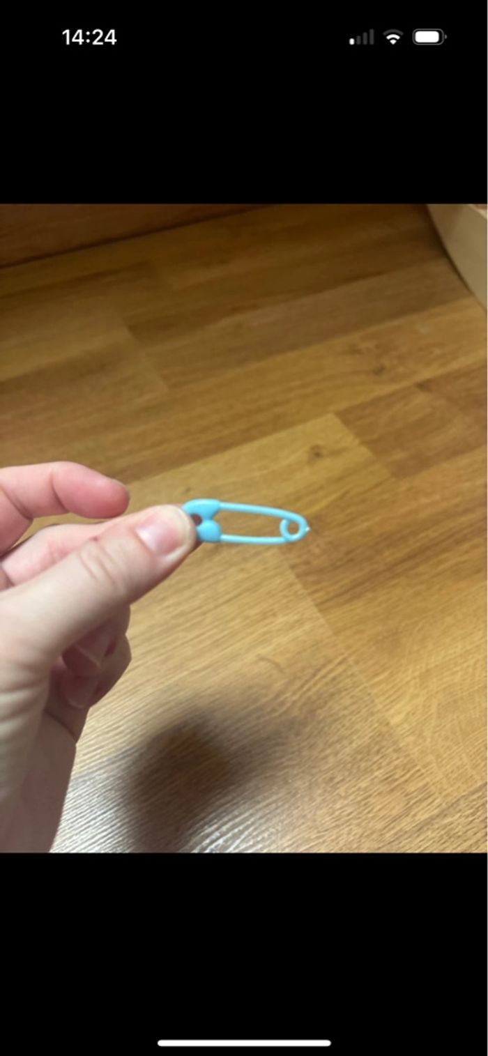 Lot de 13 épingles à nourrice décoration création bébé garçon neuf - photo numéro 5