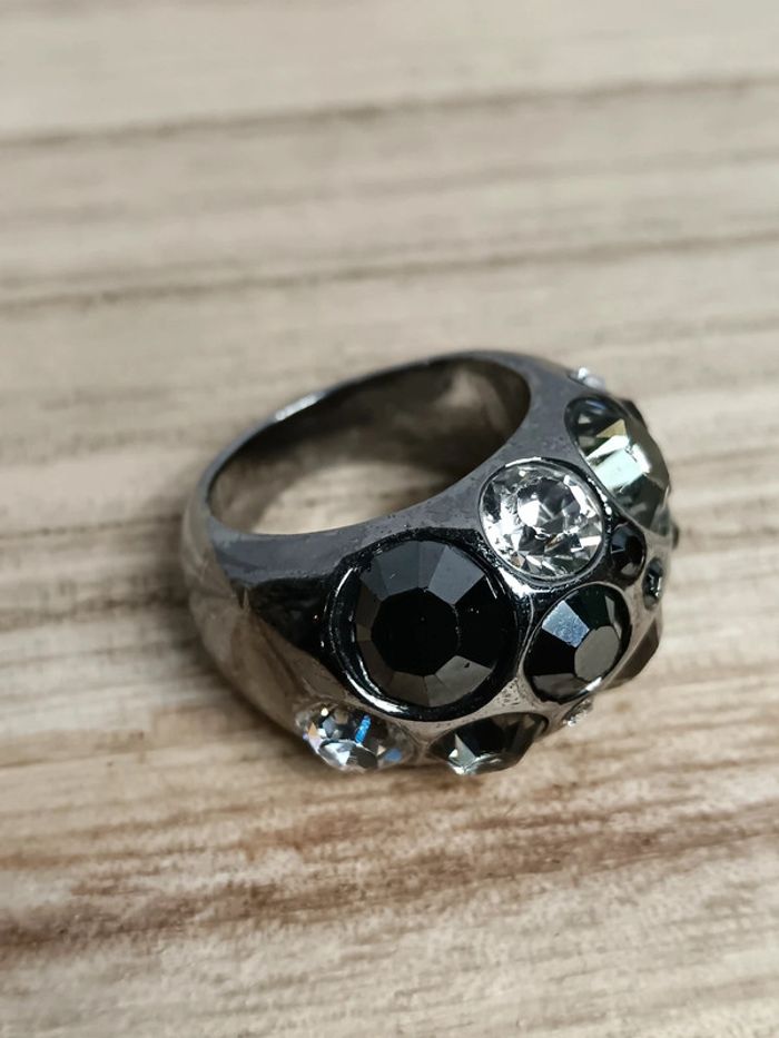 Bague argenté et strass | Agatha Paris | t. 55 - photo numéro 7