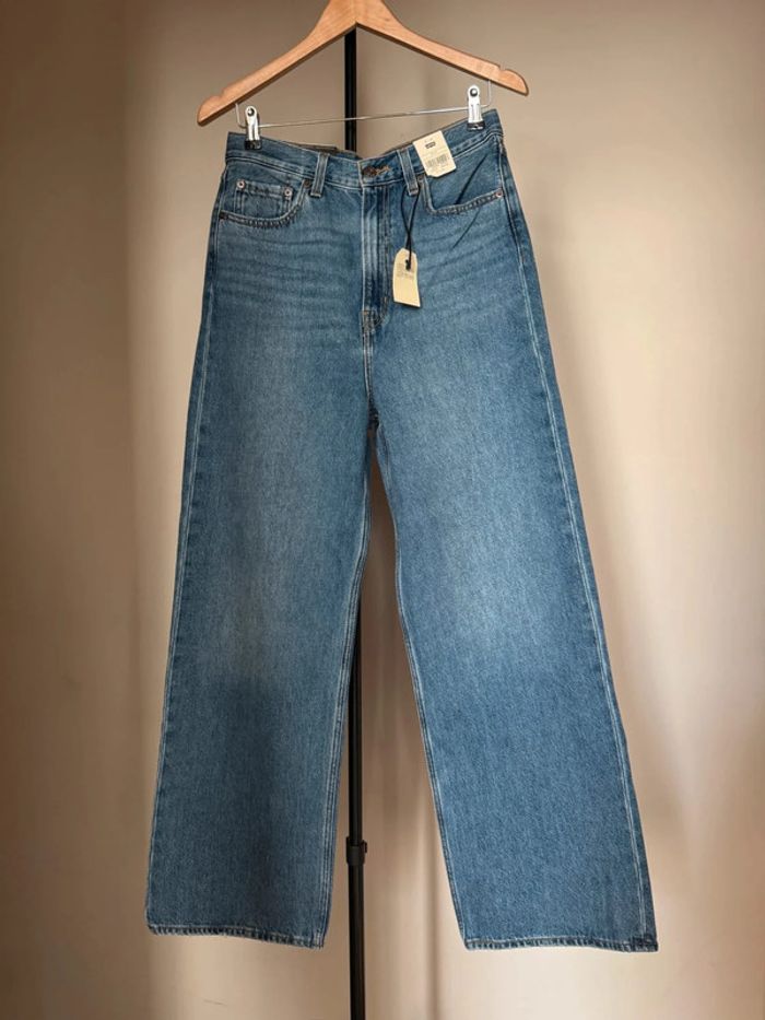 Jean bleu Levis high loose w 29x31 poches rétro