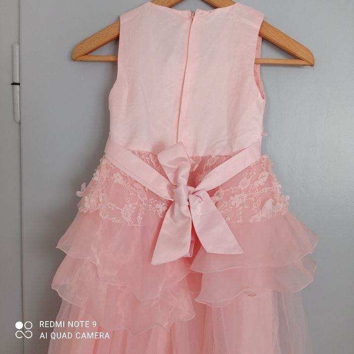 Robe rose abricot 10ans - photo numéro 8