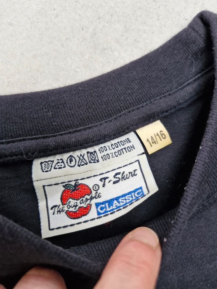 T-shirt humoristique manches courtes bleu marine et blanc - photo numéro 2