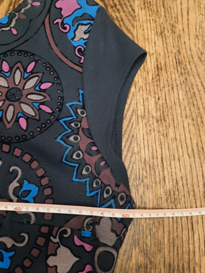 Jolie Robe marine Desigual  taille XXL fr 44 - photo numéro 11