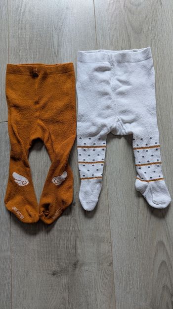 Lot de 2 collants 3/6 mois Orchestra
