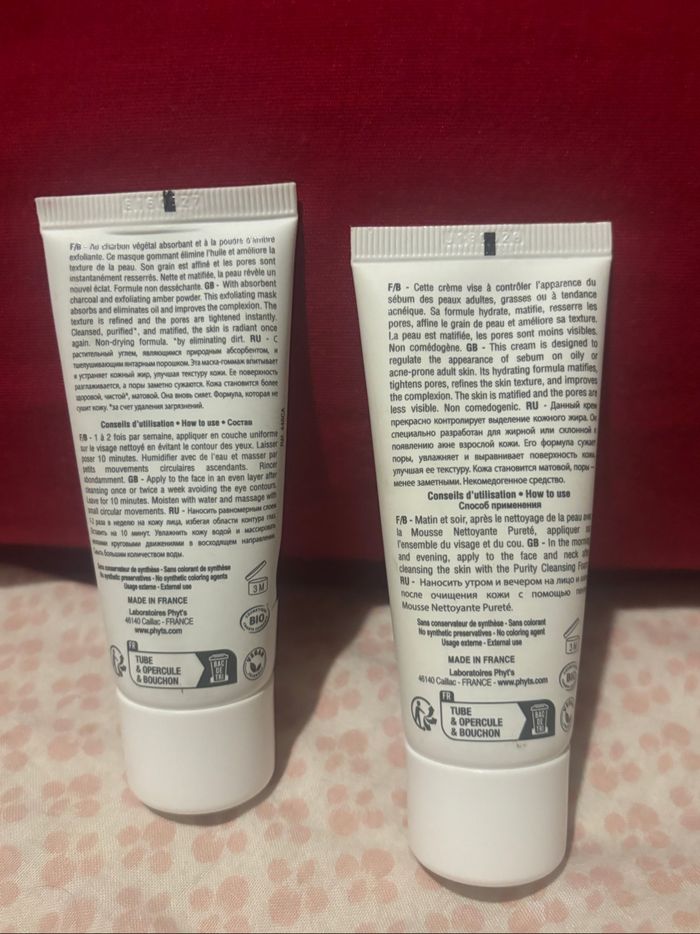 Lot masque gommant pureté + crème aromaclear - photo numéro 2