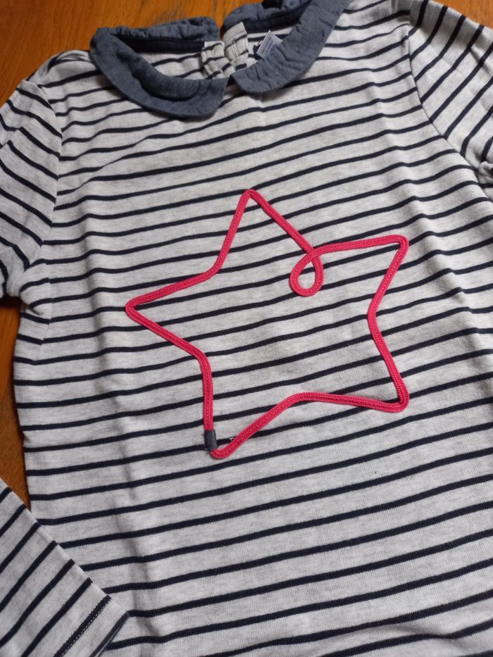 Tee-shirt manches longues okaidi 10 ans - photo numéro 2