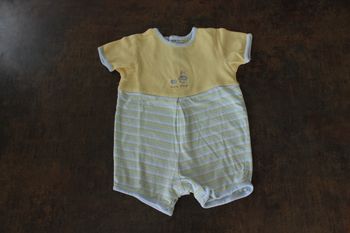 Combishort Sucre d'Orge fille 3 mois