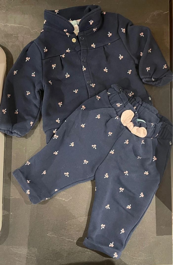 Ensemble complet manteau bébé fille - photo numéro 2