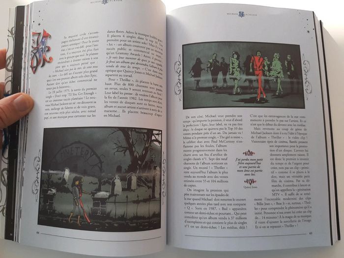 Livre dédicacé Michael Jackson en bandes dessinées - photo numéro 7