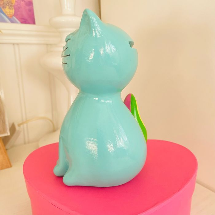 Tirelire chat siamois peint main - photo numéro 6