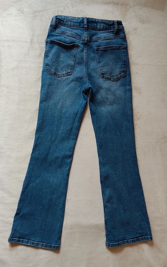 Jean flare/évasé Kiabi bleu taille 36 - photo numéro 2