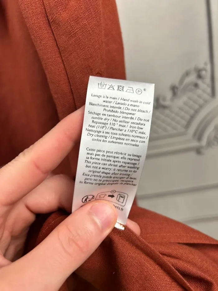Robe courte Sézane Châtaigne 🌰 T.42 Neuve - photo numéro 5