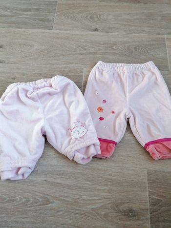 2 pantalons chauds