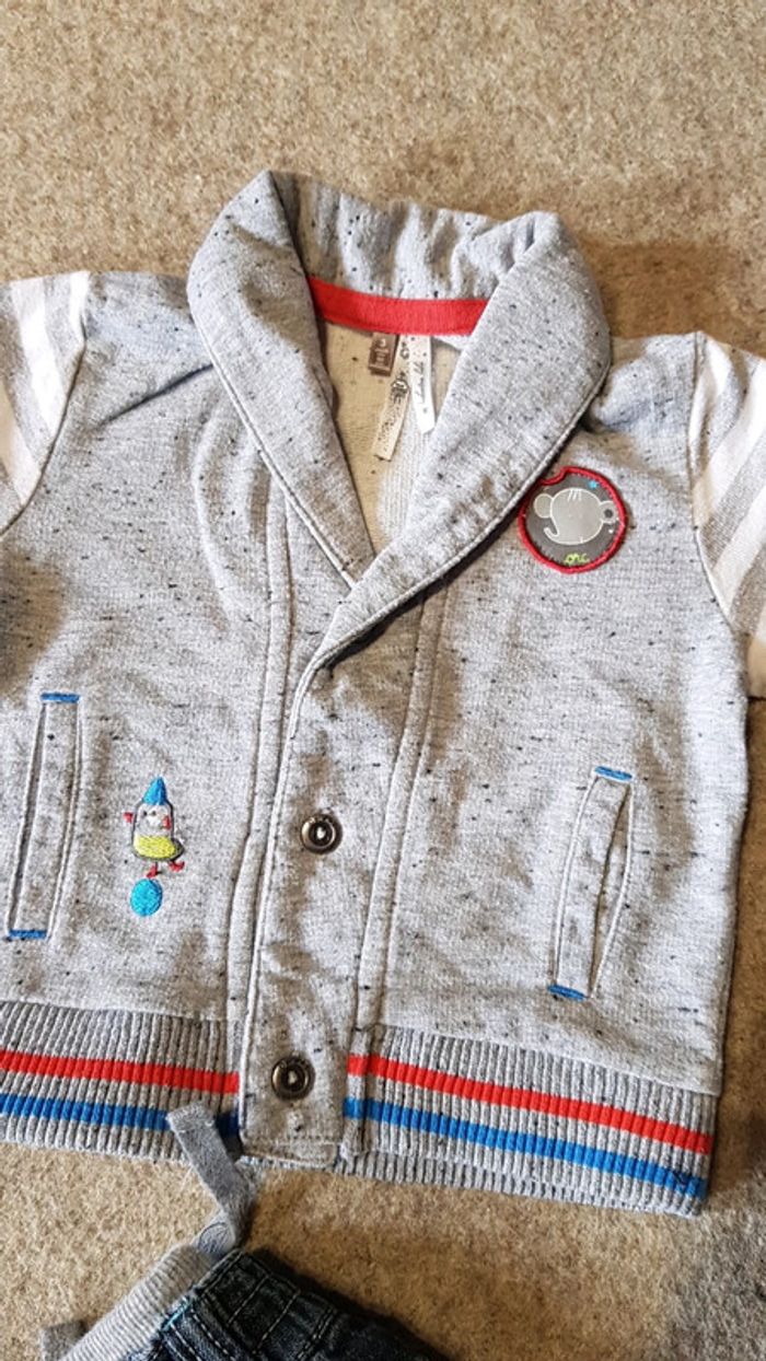 Ensemble 2 pièces garçon 3mois - photo numéro 4