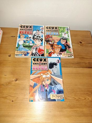 Manga ceux qui chassent des Elfes 3 tomes