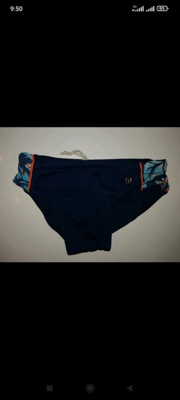 Slip maillot de bain piscine 6 ans