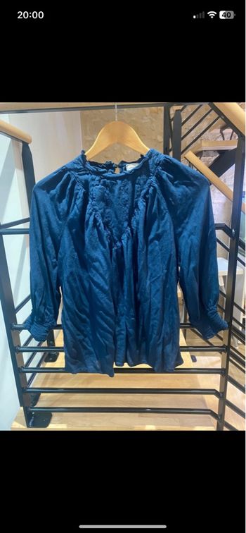 Blouse bleu 