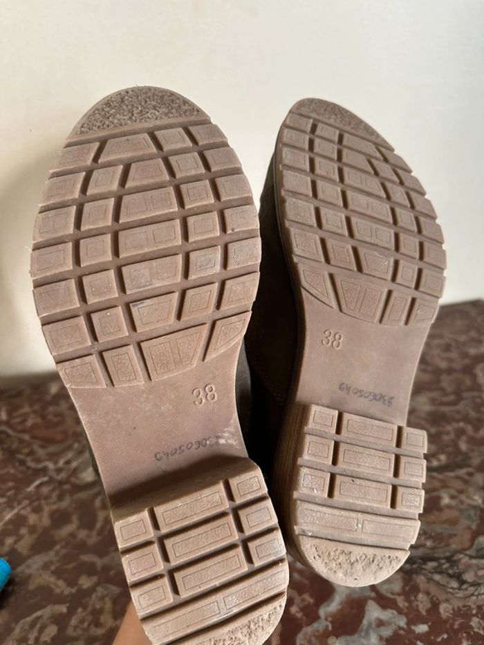 Bottines en daim vert 38 Marco Tozzi - photo numéro 6