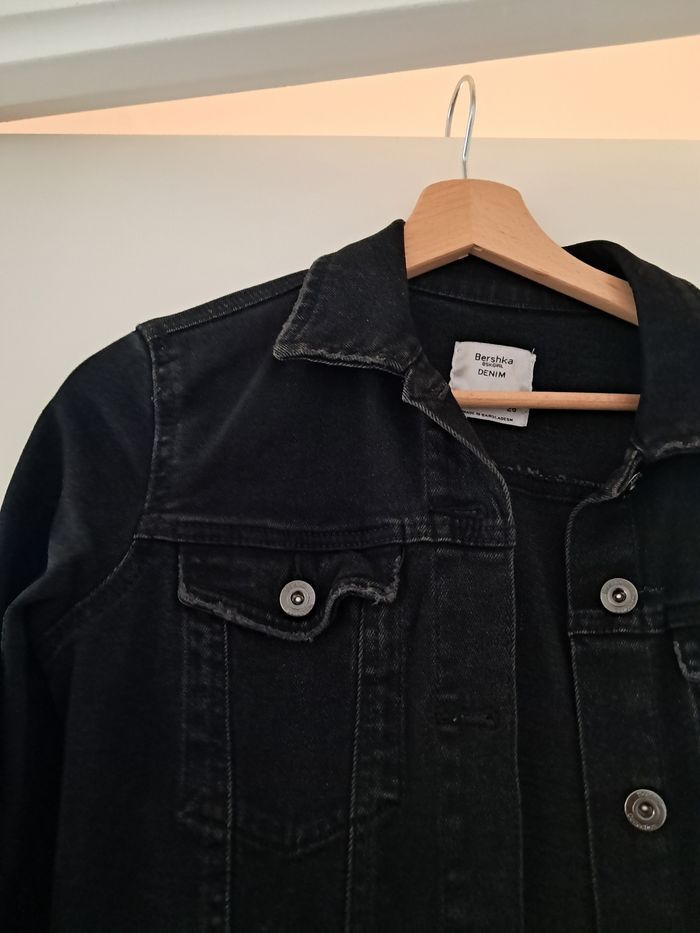 Veste en jean noire - photo numéro 6