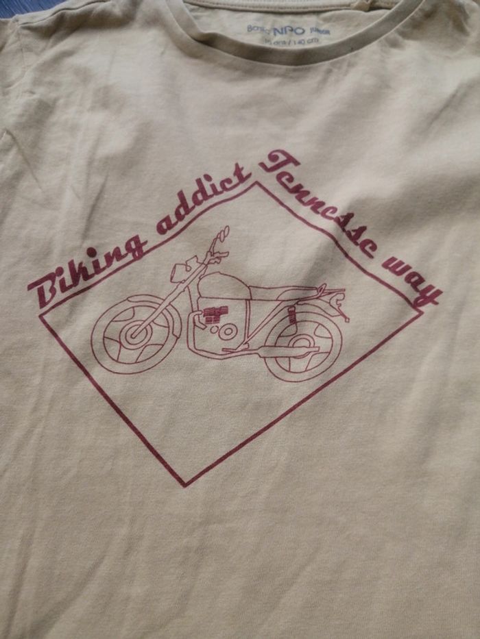Tee shirt manche courte moto 10A - photo numéro 2