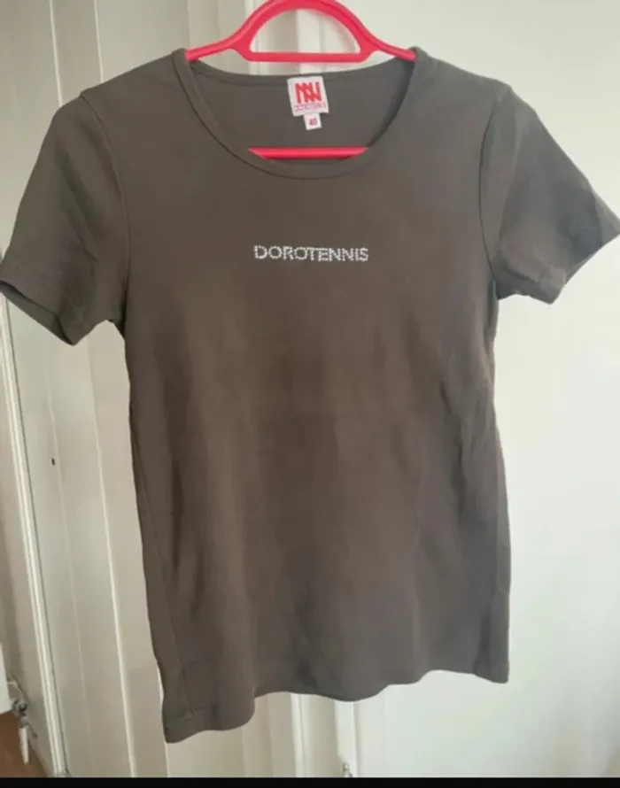 T-shirt en coton femme Dorotennis - photo numéro 6