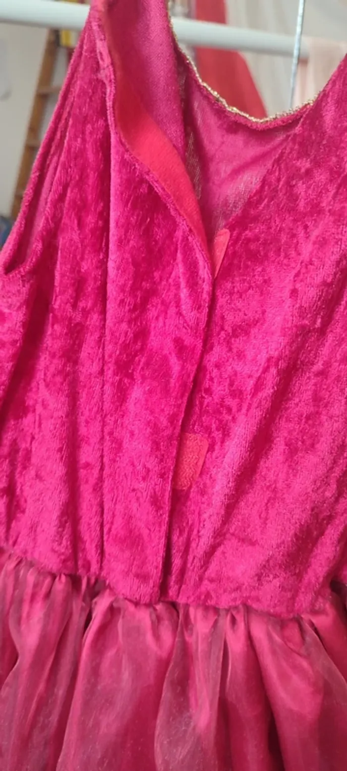 Robe déguisement rouge 8 ans - photo numéro 2