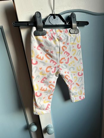 Legging molletonné 6 mois, tex baby