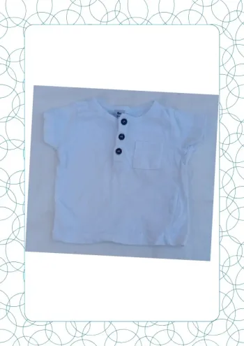 Tee shirt 6 mois Basic collection