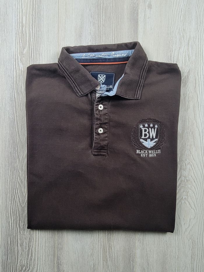 Polo épais Black Wellis Homme taille L