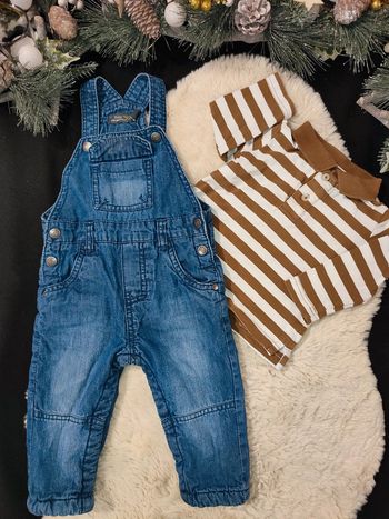 Ensemble salopette polo