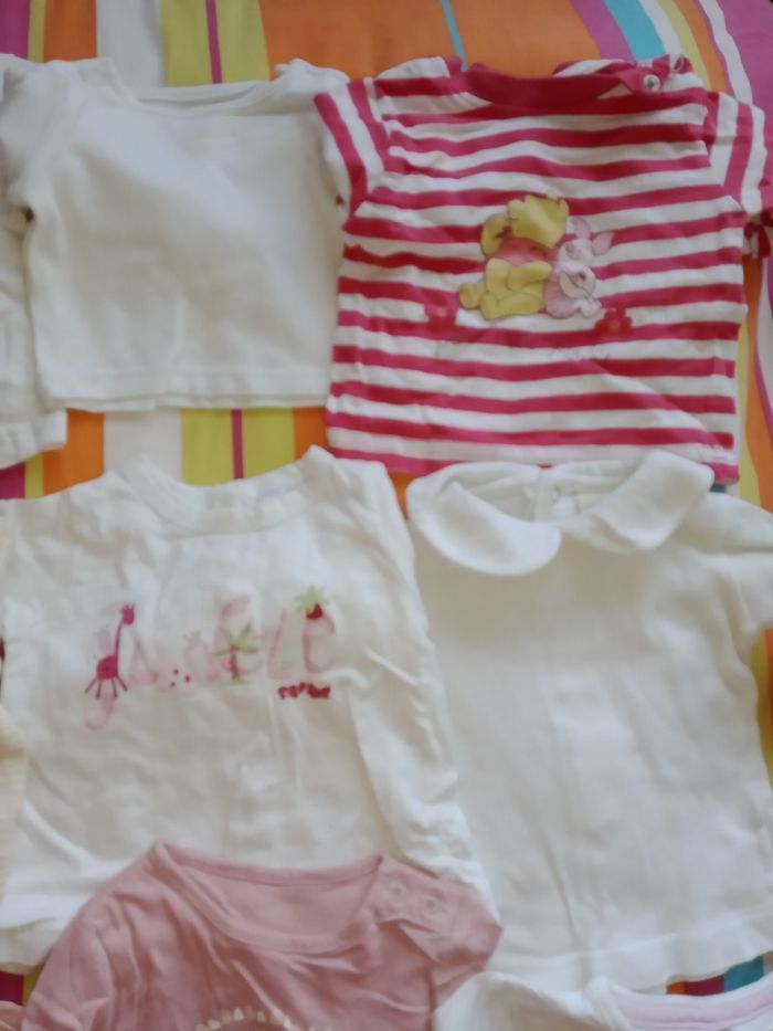 T shirt  naissance, 1 mois manche longue - photo numéro 4