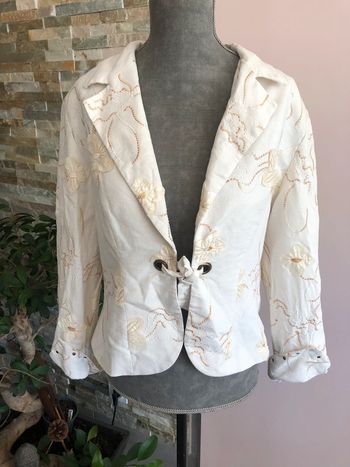 Veste blazer en lin 42