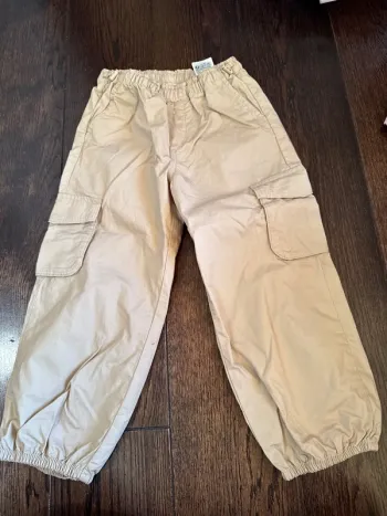 Pantalon, cargo, fluide, fille